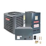 2 Ton 2 Stage AC, 60,000 BTU 80% AFUE Two-Stage Variable Speed Gas Furnace, 16 SEER Horizontal Split System Kit