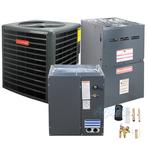 3 Ton 2 Stage AC, 60,000 BTU 80% AFUE Two-Stage Variable Speed Gas Furnace, 17.5 SEER Upflow Split System Kit