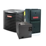 3.5 Ton 15.2 SEER2 R-32 Upflow Dual-Fuel System – Heat Pump & 100,000 BTU 96% Low NOx Two Stage Multi-Speed Gas Furnace & Evap Coil