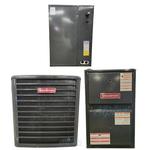 SND 3.5 Ton, 14.3 SEER2 Condenser, SND 100,000 BTU Furnace, 96% Efficiency & SND 4 to 5 Ton, W 21 x H 30 x D 21, Painted Cased Evaporator Coil