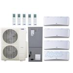 48,000 BTU (4.0 Ton) 20.75 SEER / 20.8 SEER2 - M2 SERIES - Five Zone Ductless Mini-Split Heat Pump System - Wi-Fi Capable