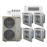 47,000 BTU (3.9 Ton) 5-Zone 24 SEER2 Inverter R-454B XM1 Series Heat Pump Condenser System