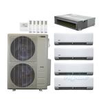 46,000 BTU (3.8 Ton) 5-Zone 22.2 SEER2 Inverter R-454B XM1 Series Heat Pump Condenser System