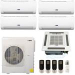 42,000 BTU (3.5 Ton) 23 SEER ULTRA HEAT Five Zone Ductless Mini-Split Heat Pump System