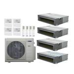 36,000 BTU (3 Ton) 4-Zone 19.4 SEER2 Inverter R-454B XM3 Series Heat Pump Ultra Cool/Ultra Heat System