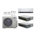 35,400 BTU (3 Ton) 3-Zone 22 SEER2 Inverter R-454B XM1 Series Heat Pump Condenser System