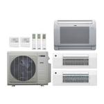 27,000 BTU (2.3 Ton) 3-Zone 25 SEER2 Inverter R-454B XM1 Series Heat Pump Condenser System
