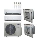 27,000 BTU (2.3 Ton) 4-Zone 25 SEER2 Inverter R-454B XM1 Series Heat Pump Condenser System