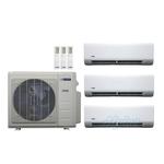27,000 BTU (2.3 Ton) 3-Zone 23 SEER2 Inverter R-454B XM3 Series Heat Pump Ultra Cool/Ultra Heat System