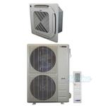 48,000 BTU (3 Ton) 18 SEER2 - R-454B - XL2 SERIES - 208/230V U-Match Hyper Heat Single Zone Ceiling Cassette Ductless Mini Split System - WiFi Capable