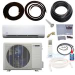 9,000 BTU (0.8 Ton) 1-Zone 25.8 SEER2 Inverter R-454B XS3 Heat Pump Condenser System KIT 15 FT