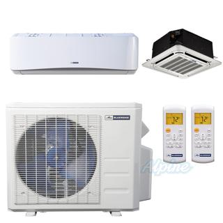 Photo of Blueridge BM18M21C-9W-12C 18,000 BTU (1.5 Ton) 21.5 SEER Two Zone Ductless Mini-Split Heat Pump System - Wi-Fi Capable 29483