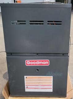 Photo of Goodman GMEC800805CX (Item No. 695253) Low NOx, 80,000 BTU Furnace, 80% Efficiency, 2-Stage Burner, 2,000 CFM Multi-Speed, Upflow/Horizontal flow Application 48106