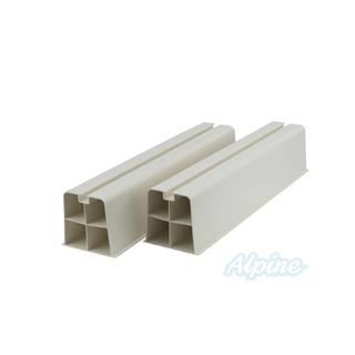 Photo of DiversiTech 230-MB36CW (2-Pack) 36" Mounting Blocks with End Caps for Ductless Mini-Split Air Conditioner and Heat Pump Condensers 51707