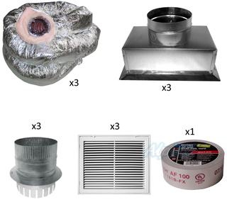 Photo of Alpine 36CD KIT3 Concealed Duct Return Kit for (Three Returns, 12 inch Ducts) 47459