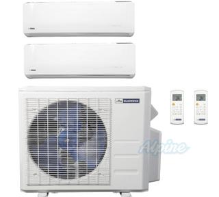 Photo of Blueridge BMM2723-18W-18W-OSA 27,000 BTU (2.25 Ton) 22.5 SEER - M2 SERIES - Two Zone Ductless Mini-Split Heat Pump System - Wi-Fi Capable 48654