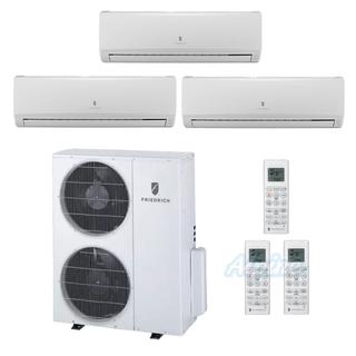 Photo of Friedrich FMZ36TJ18-9W-9W-18W 36,000 BTU (3.0 Ton)17.5 SEER Ductless Mini-Split Tri-Zone Heat Pump System 28641