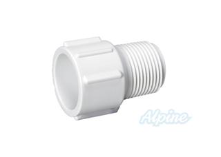 Photo of Mueller Streamline 436-007 3/4 Inch PVC Pressure Slip x MPT Adapter 51713