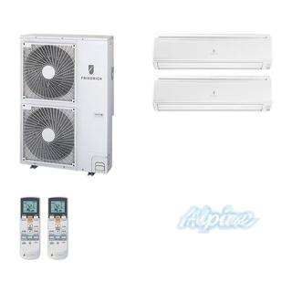 Photo of Friedrich MZ30DJ16-9W-18W 29,700 BTU (2.5 Ton) 15.8 SEER Ductless Mini-Split Dual Zone Heat Pump System 24581