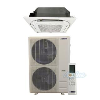 Photo of Blueridge BMY36UHH19CC 36,000 BTU (3 Ton) 19.4 SEER2 - S4 SERIES - 208/230V U-Match Hyper Heat Single Zone Ceiling Cassette Ductless Mini Split System - WiFi Capable 58262