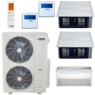 Photo of Blueridge BMM48HH21-12D-12D-24F 48,000 BTU (4.0 Ton) 20.6 SEER / 21.05 SEER2 - M4 SERIES - Hyper Heat Three Zone Ductless Mini-Split Heat Pump System - Wi-Fi Capable 51802