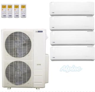 Photo of Blueridge BMM4821-12W-12W-12W-12W-OSA 48,000 BTU (4.0 Ton) 21 SEER - M2 SERIES - Four Zone Ductless Mini-Split Heat Pump System - Wi-Fi Capable 48659