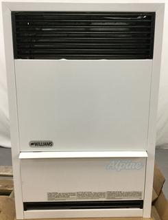 Photo of Williams 1403821 (Item No. 633638) 14,000 BTU, 76% AFUE, Direct-Vent Wall Furnace, Top Air Outlet, LP, No Electricity Required 32762