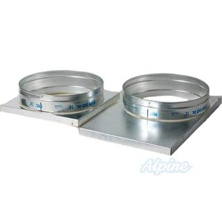 Photo of Miami Tech 667PCH3 14 1/8" x 24 1/8" x 14" Dia. Take-Off Collar, Return and Supply 54520
