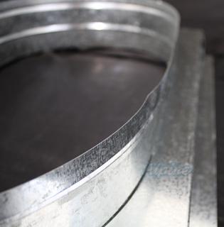 Photo of McDaniel Metals SQRPG103 (Item No. 686501) Square to Oval Adapter (18 Inch Diameter) - Downflow - Large Chassis Goodman Self-Contained Units 46159