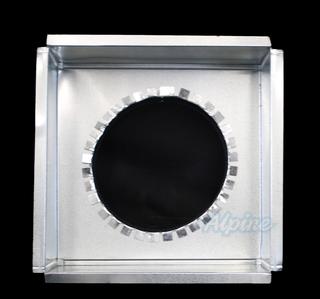 Photo of Alpine 14514510CRB (Item No. 722449) 14 1/2 x 14 1/2 x 10 (Round Connection) Non Insulated Ceiling Return Box 57162