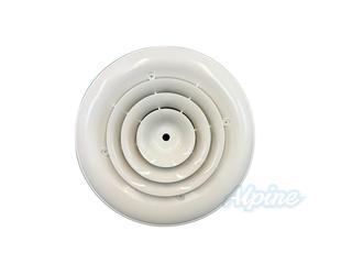 Photo of Rectorseal 81901 6in x 6in Ceiling Diffuser w/ Round Grille 54862