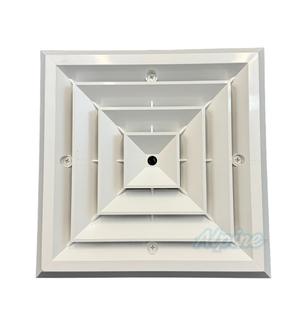 Photo of Rectorseal 81914 8in x 8in Ceiling Diffuser w/ 4-way Grille 54860