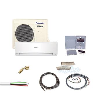 Photo of Panasonic E9RKUA KIT 9,000 BTU (.75 Ton) Econavi 23 SEER Ductless Mini-Split Heat Pump KIT 17105