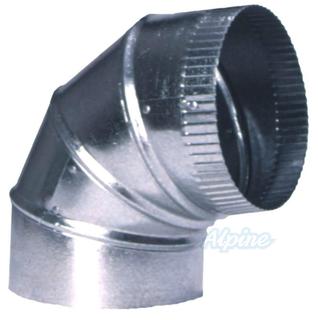 Photo of Alpine 90AE824 8" Diameter, 24 Gauge 90° Adjustable Elbow 12110