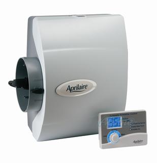 Photo of Aprilaire 600 24V Bypass Humidifier with Automatic Digital Control and Humidity Readout 7032