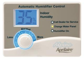 Photo of Aprilaire 400 24V Drainless Bypass Humidifier with Automatic Digital Control and Humidity Readout 7038