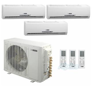 Photo of Blueridge BMKH36DM16-9W-9W-18W 30,000 BTU (2.5 Ton) 16 SEER Ductless Mini-Split Tri-Zone Heat Pump System 24724