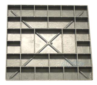 Photo of Alpine AG-PAD36 36" x 36" x 2" UV Resistant Plastic Condensing Unit Pad 61