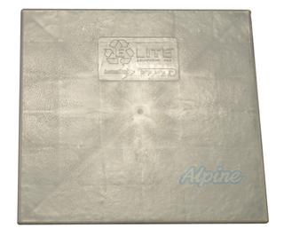 Photo of Alpine AG-PAD30 30" x 30" x 2" UV Resistant Plastic Condensing Unit Pad 60