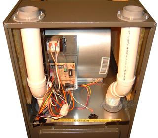 Photo of Goodman GCS90453BXA Gas Furnace 46,000 BTU Furnace, 93% Efficiency, Single-Stage Burner, Multi-Speed Blower, Downflow/Horizontal Flow Application 1681