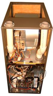 Photo of Goodman GCS90453BXA Gas Furnace 46,000 BTU Furnace, 93% Efficiency, Single-Stage Burner, Multi-Speed Blower, Downflow/Horizontal Flow Application 1684