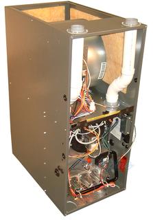 Photo of Goodman GCS90453BXA Gas Furnace 46,000 BTU Furnace, 93% Efficiency, Single-Stage Burner, Multi-Speed Blower, Downflow/Horizontal Flow Application 1690