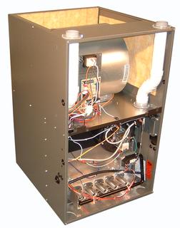 Photo of Goodman GCS91155DXA Gas Furnace 115,000 BTU Furnace, 93% Efficiency, Single-Stage Burner, Multi-Speed Blower, Downflow/Horizontal Flow Application 1815