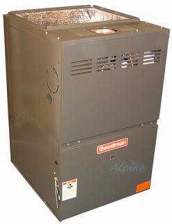 Photo of Goodman GMS80703ANA 70,000 BTU Furnace, 80% Efficiency, Single-Stage Burner, Multi-Speed Blower, Upflow/Horizontal Application 1895