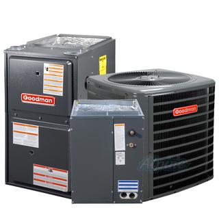 Photo of Goodman GSX16S301-GMVC960603BN-CAPF3743C6-TXV-30 2.5 Ton AC, 60,000 BTU 96% AFUE Gas Furnace, 16 SEER Upflow Split System Kit 29201