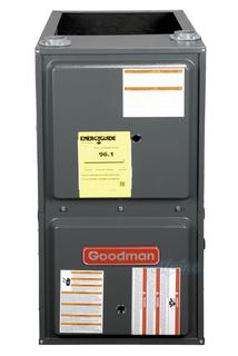 Photo of Goodman GCSS961005CN 100,000 BTU Furnace, 96% Efficiency, 1-Stage Burner, 2000 CFM Multi-Speed Blower, Downflow/Horizontal Flow Application 16423