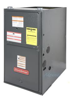 Photo of Goodman GCVC91155DX 115,000/80,000 BTU Furnace, 93% Efficiency, 2-Stage Burner, 2,000 CFM Variable Speed Blower, Horizontal / Downflow Application 12923