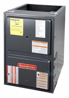Photo of Goodman GCVC960804CN 80,000 BTU Furnace, 96% Efficiency, 2-Stage Burner, 1,600 CFM Variable Speed Blower, Downflow/Horizontal Flow Application 16324