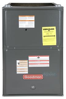 Photo of Goodman GCVM960805DX 80,000 BTU Furnace, 96% Efficiency, Modulating Burner, 2000 CFM Variable Speed Blower, Horizontal / Downflow Application 11728