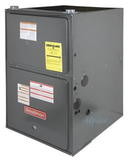 Photo of Goodman GCVM960604CX 60,000 BTU Furnace, 96% Efficiency, Modulating Burner, 1,600 CFM Variable Speed Blower, Horizontal / Downflow Application 11727